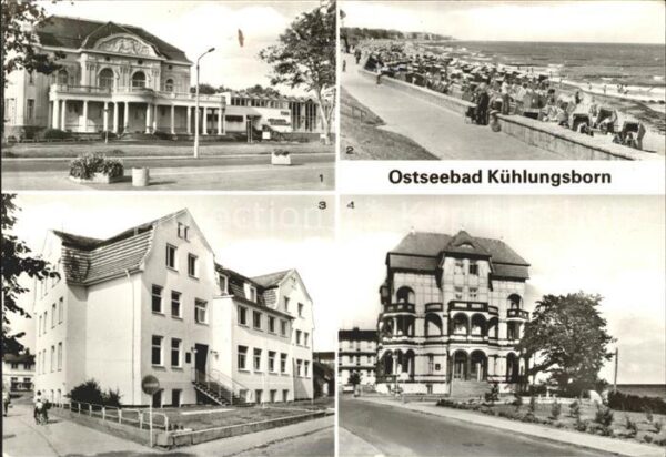 Kuehlungsborn Ostseebad FDGB Meerwasserschwimmhalle Gaststätte