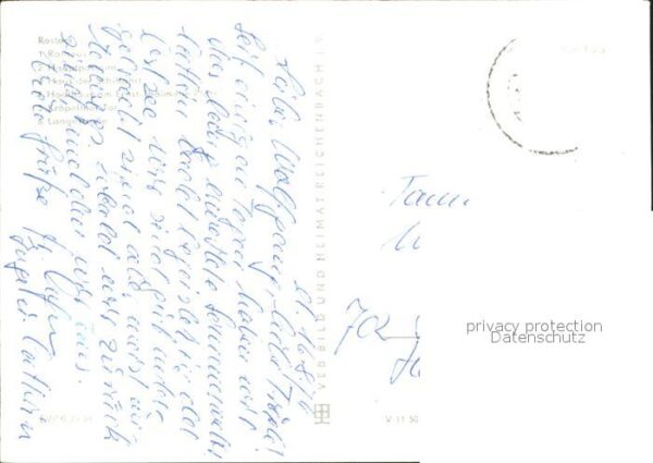 Rostock Rathaus Post Haus der Schiffahrt Hochha – Bild 2