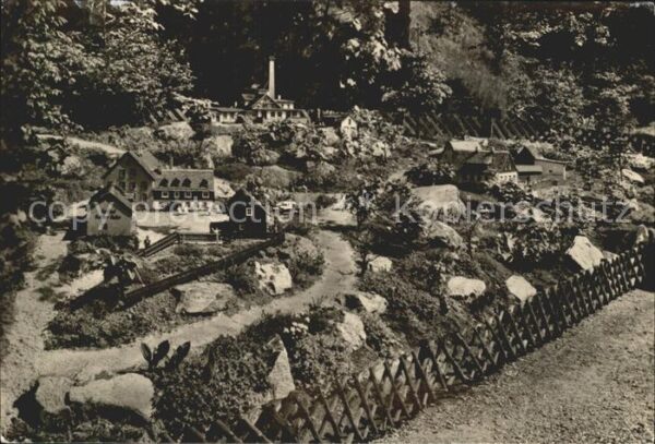 Oederan Klein Erzgebirge Miniaturpark im Stadtw