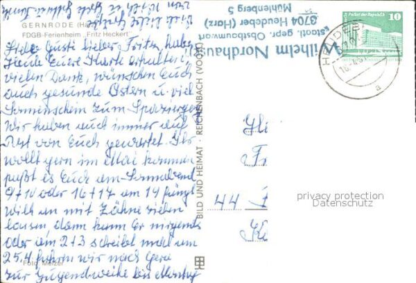 Gernrode Harz FDGB Ferienheim Fritz Heckert – Bild 2