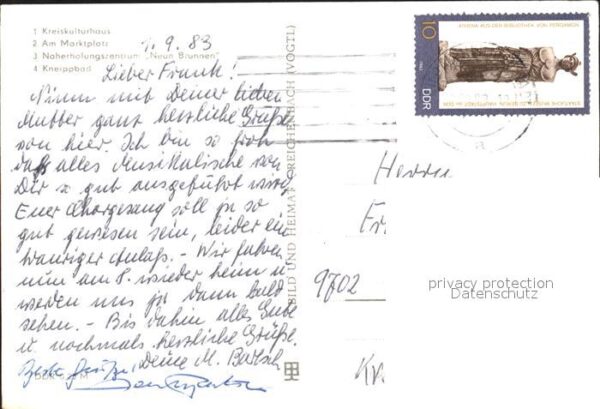 Heiligenstadt Eichsfeld Heilbad Kreiskulturhaus Marktplatz Nahe – Bild 2