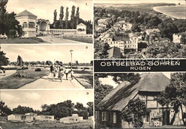 Goehren Ruegen Musikpavillon Promenade FDGB Urlauberdo