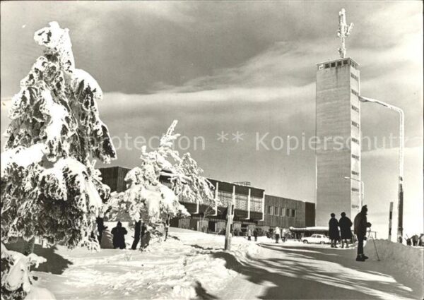 Fichtelberg Oberwiesenthal Fichtelberghaus Gaststätte Aussichtstur