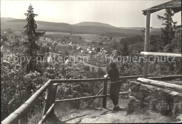 Finsterbergen Panorama Blick von der Blockhütte am Ha
