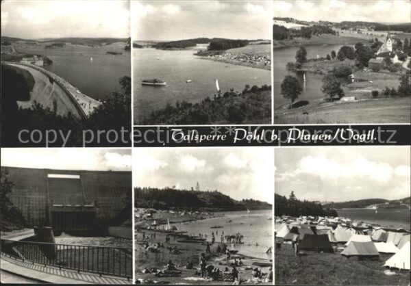 Poehl Vogtland Talsperre Stausee Sperrmauer Strand Cam