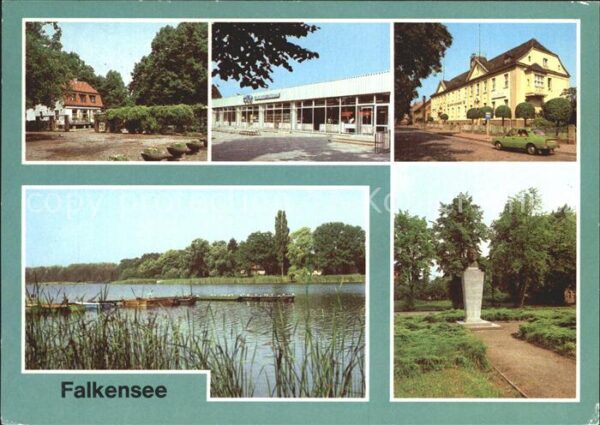 Falkensee Gaststätte Seeblick Neue Kaufhalle Stra