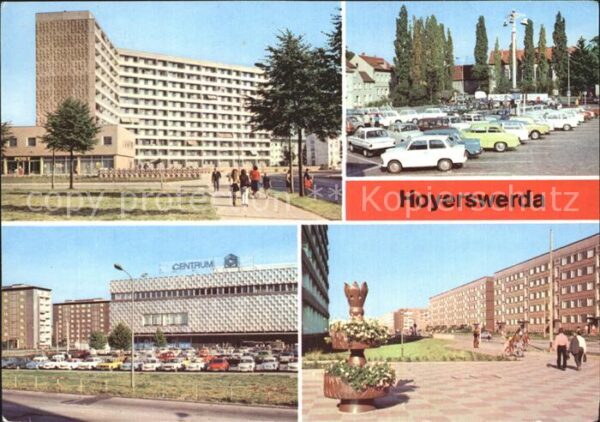 Hoyerswerda Wilhelm Pieck Strasse Platz der Roten A