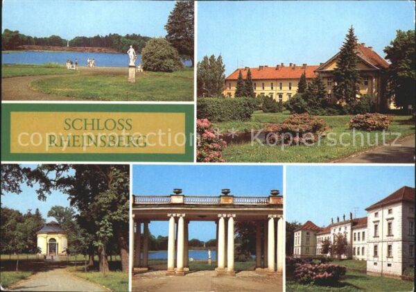 Rheinsberg Schloss Park Statue See Kolonnaden