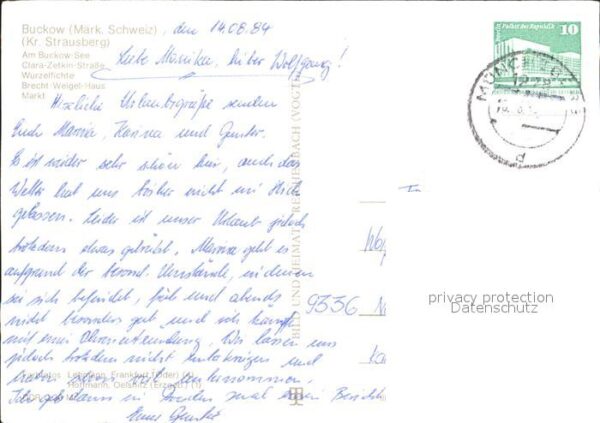 Buckow Maerkische Schweiz Bad Buckowsee Clara Zetkin Strasse Wurzelfi – Bild 2