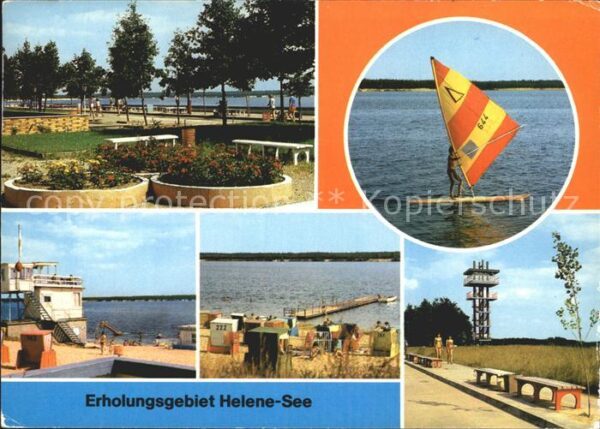 Frankfurt Oder Erholungsgebiet Helene See Promenade Wi