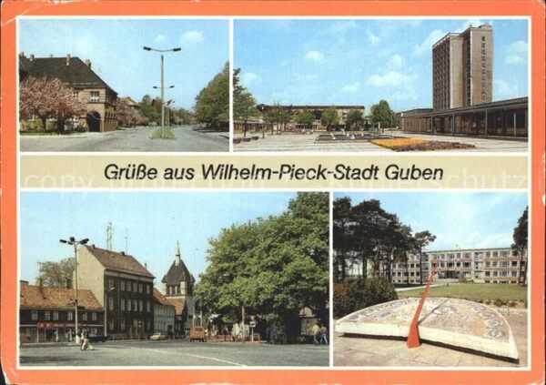 Guben Karl Marx Strasse Hochhaus Wilhelm Piec