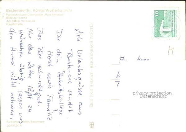Bestensee Oberschule Kirche Pätzer Vordersee Haup – Bild 2