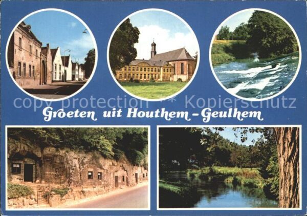 Geulhem Geulem Teilansichten Partie am Fluss Wehr Höhl