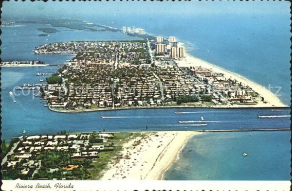 Riviera Beach Singer Island Atlantic Ocean aerial vie