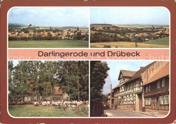 Darlingerode und Drübeck Konsum Gaststätten Fachwerk