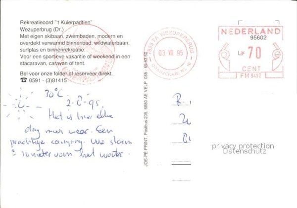 Wezuperbrug Rekreatieoord t Kuierpadtien Schwimmbad – Bild 2