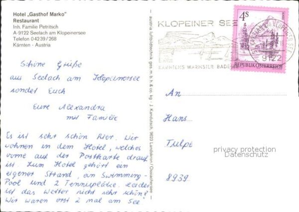 Seelach Klopeinersee Hotel Gasthof Marko Badesteg Fliegerauf – Bild 2