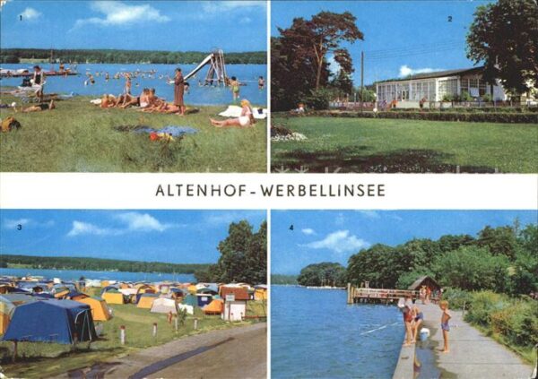 Werbellinsee-Altenhof Badestelle FDGB Erholungsheim Campingpl