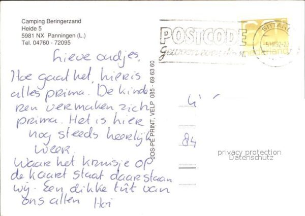 Panningen Camping Beringerzand Swimming Pool Kind – Bild 2