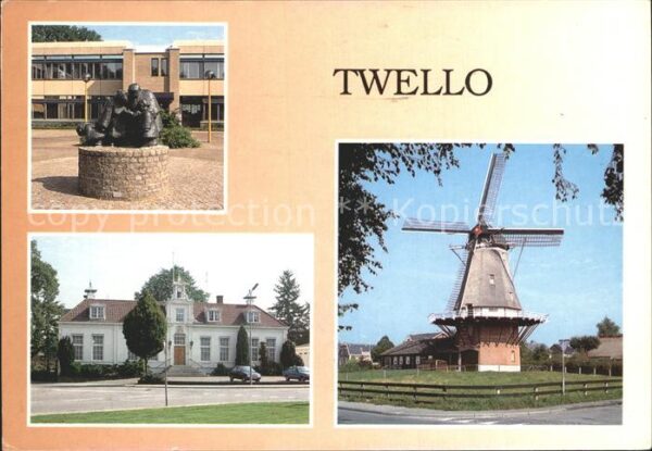 Twello Plastik Windmühle Gebäude