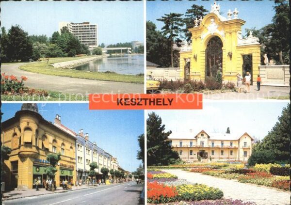 Keszthely Promenade Hotel Schloss Eingang Strasse