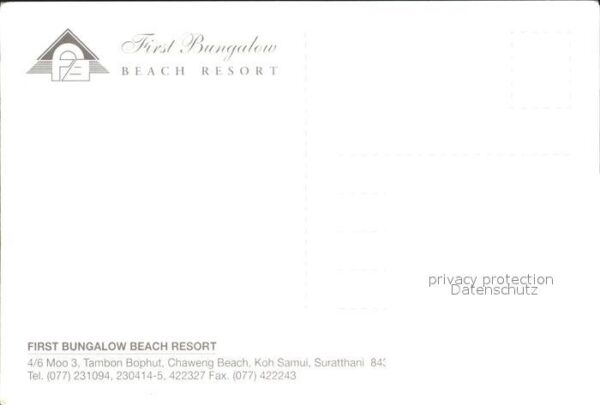 Koh Samui First Bungalow Beach Resort Swimming Po – Bild 2
