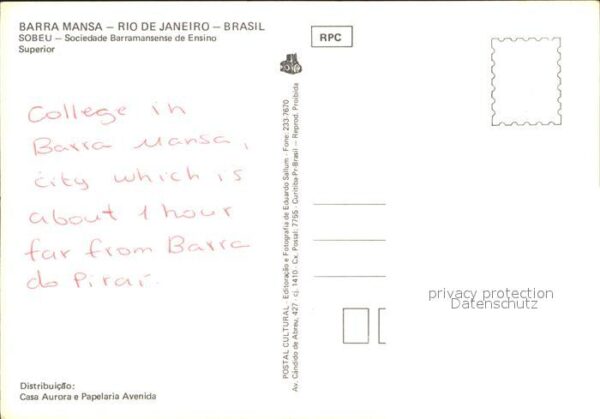 Barra Mansa Edificio SOBEU Sociedade Barramansenso – Bild 2