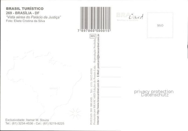 Brasilia Ciudad Palacio da Justica Justizpalast Flieger – Bild 2