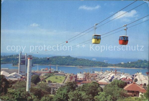 Singapore Cable Cars from Mt Faber to Sentosa