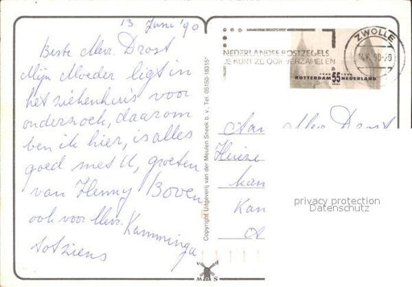 Giethoorn Wasserstrasse Kahn Hochzeit Brautpaar – Bild 2