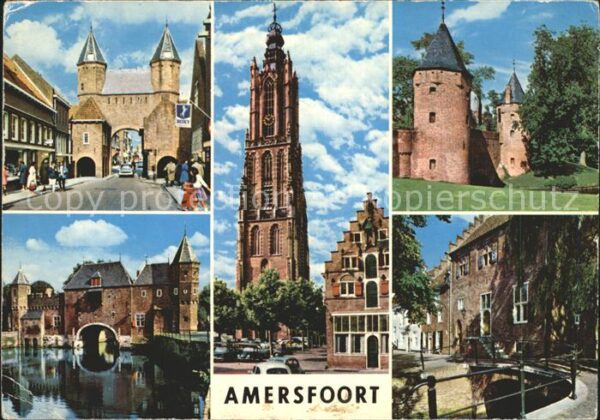 Amersfoort Kamperbinnenpoort Kappelpoort Kerk Tore