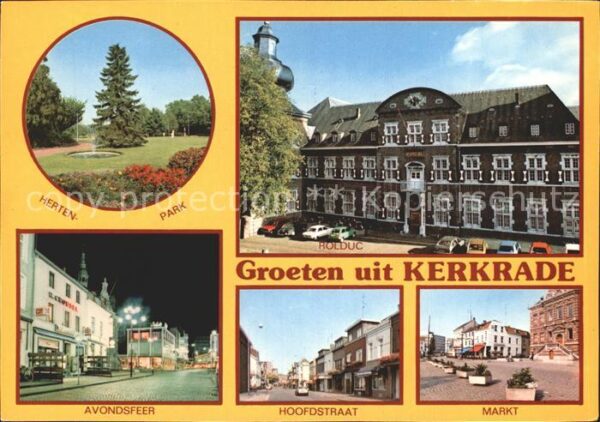 Kerkrade Hertenpark Avondsfeer Hoofdstraat Markt
