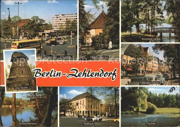 Zehlendorf Berlin Berliner Strasse Clayaallee Dorfkirche