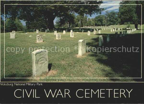 Vicksburg Mississippi Civil War Cemetery National Military Pa