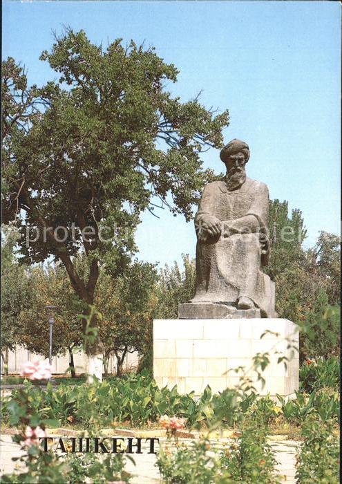 Tashkent Monument to Biruni Sculptor M. Musabaev