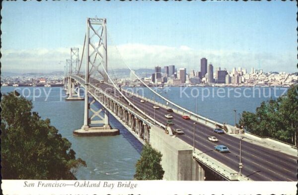 San Francisco California Oakland Bay Bridge Francisco Bay Skylin