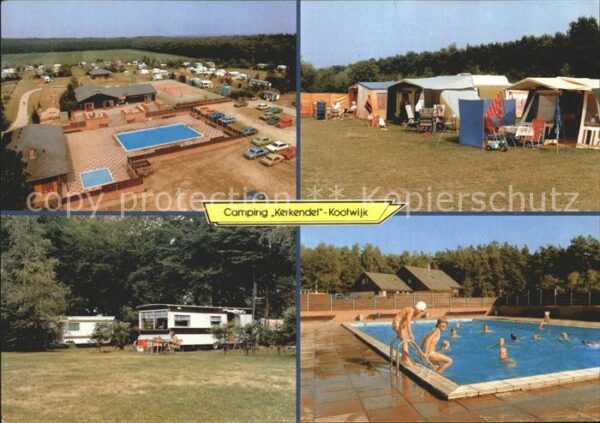 Kootwijk Camping Kerkendel Swimmingpool Wohnwage