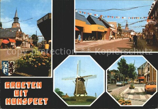 Nunspeet Strassenpartie Windmühle
