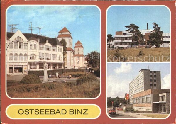 Binz Ruegen Strandpromenade Urlauberrestaurant FDGB