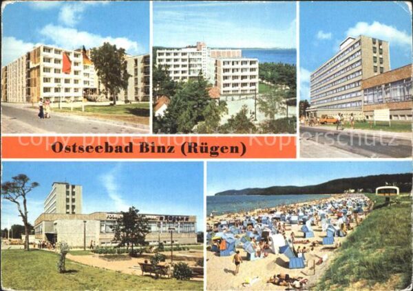 Binz Ruegen FDGB Erholungsheime Urlauberrestaurant