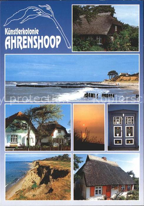 Ahrenshoop Ostseebad Künstlerkolonie Rohrdachhaus Strand Küs