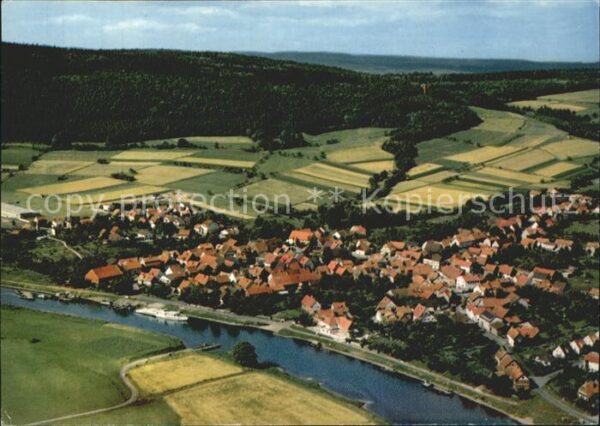 Oedelsheim Luftkurort Weserbergland Fliegeraufnahm