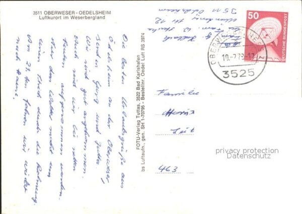 Oedelsheim Luftkurort Weserbergland Fliegeraufnahm – Bild 2