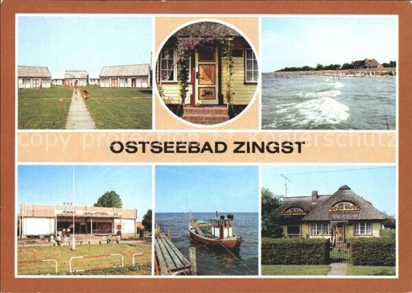 Zingst Ostseebad Bungalowdorf bemalte Tür Störtebekerstr