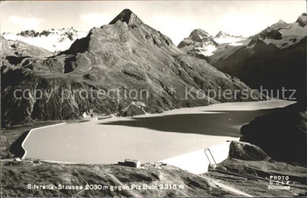 Schruns Vorarlberg Silvretta Stausee gegen Piz Buin Alpen