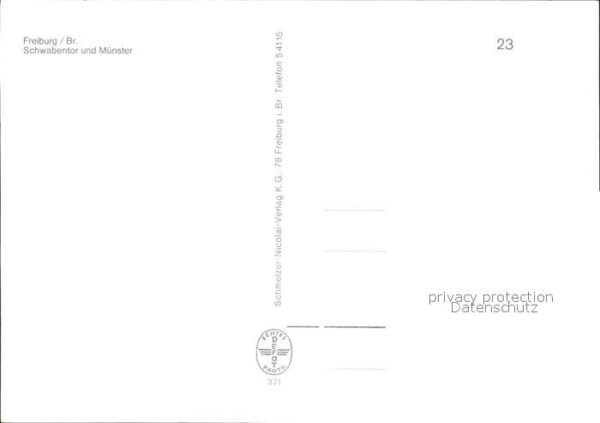 Freiburg Breisgau Schwabentor und Münster – Bild 2