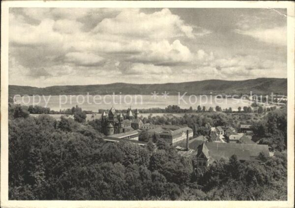 Maria Laach Glees Totalansicht Abtei Kloster Laacher See