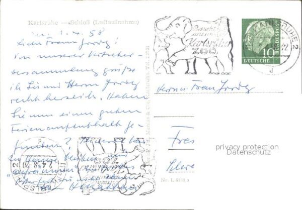 Karlsruhe Baden Schloss Fliegeraufnahme – Bild 2