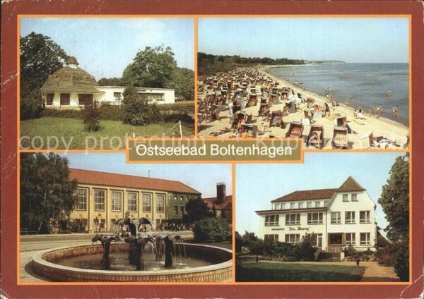 Boltenhagen Ostseebad Konsum Gaststätte Pavillon Strand Brunn