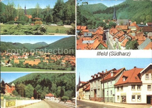 Ilfeld Suedharz Kurpark Hotel Netzkater Blick vom Stein